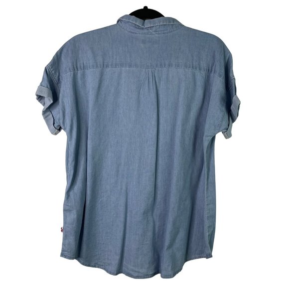 Levi's Light Blue Denim Shirt - Picture 3 of 8